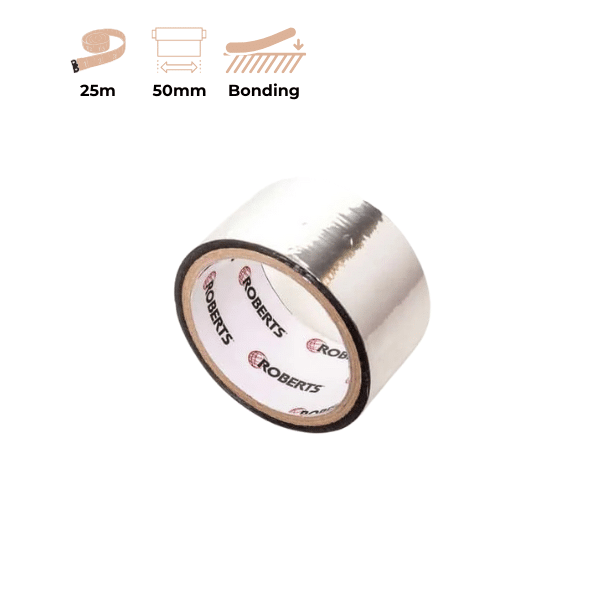 Aluminium tape 50mm 25mtr