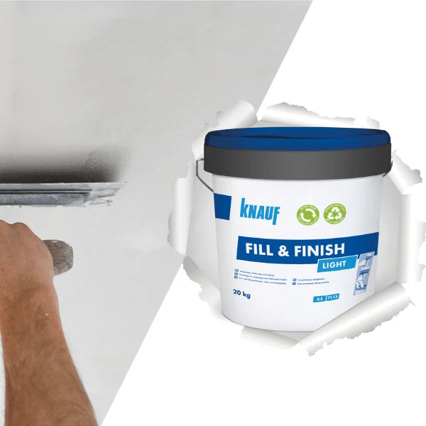 Knauf Afwerkpleister Fill & Finish Light 20kg