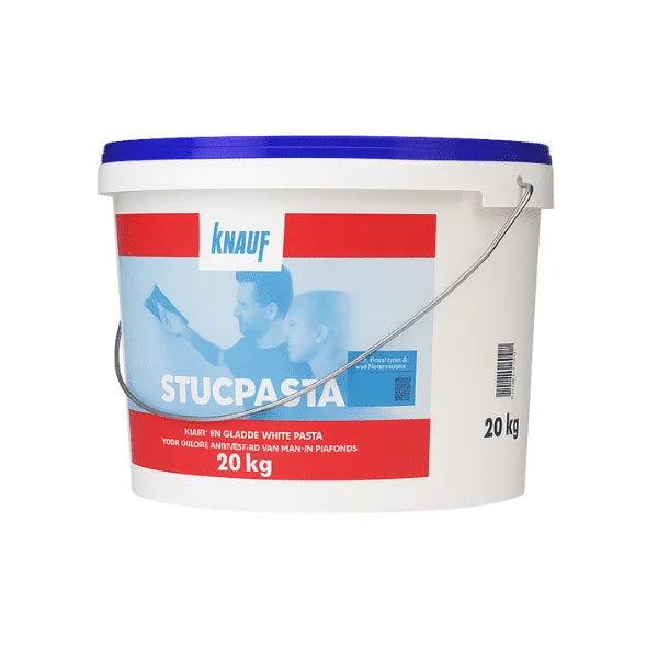Knauf Stucpasta kant en klare witte stuc afwerklaag 20kg