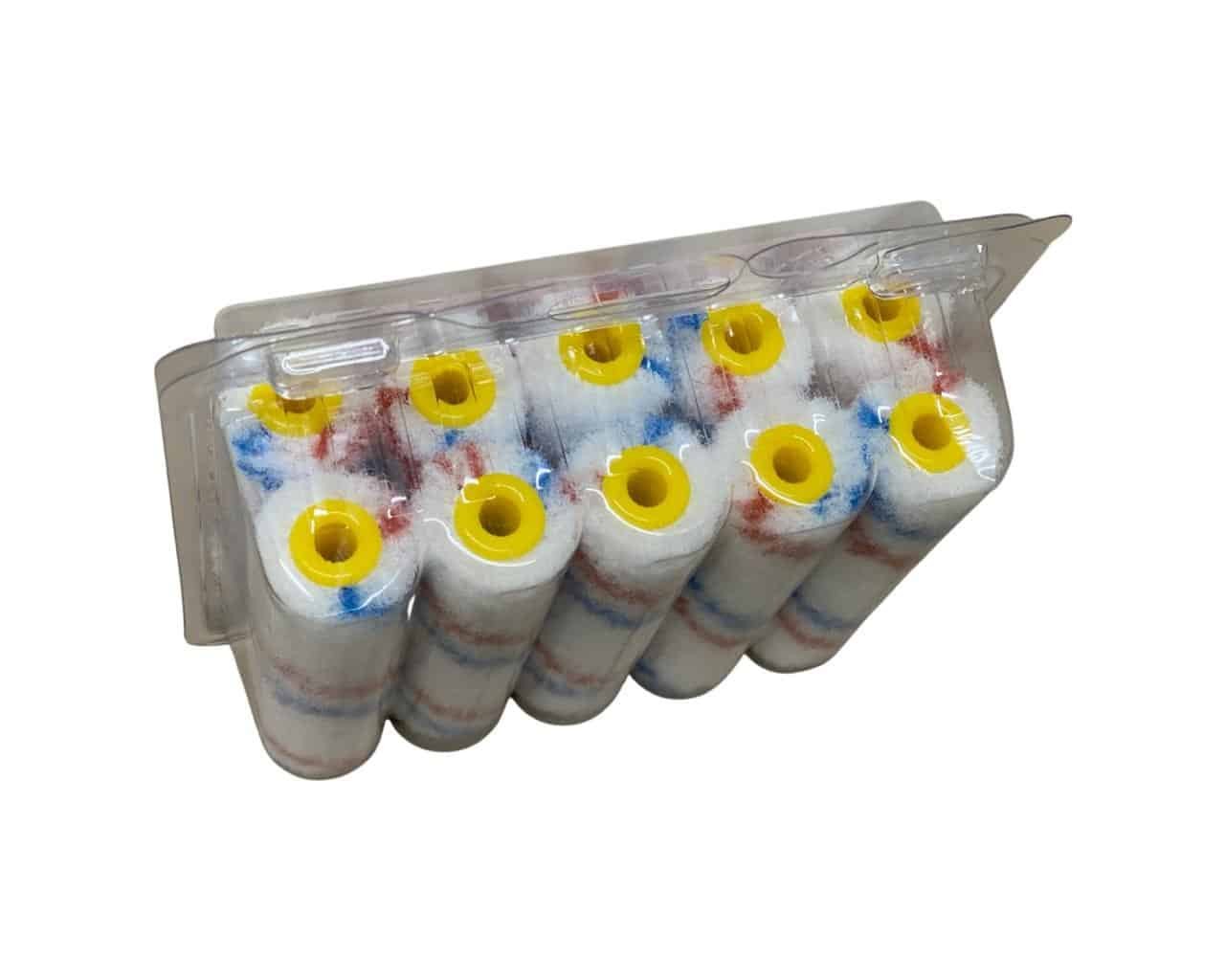 2K Epoxyrol nylon blauw/rode draad Ø15 mm, 11 cm