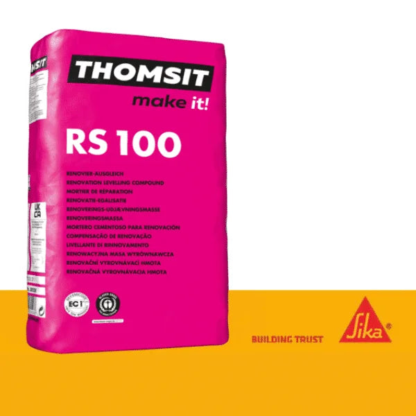 THOMSIT RS 100 Renovatie uitvlakmortel 25KG